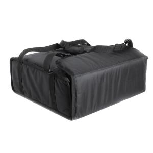 Термосумка для пиццы 42х42х15, фольгированная, черная