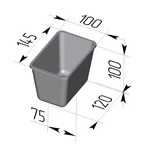 Хлебная форма 6Л11 (с ручками)