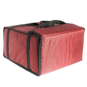 Термосумка для пиццы 45х45х25, фольгированная, красная