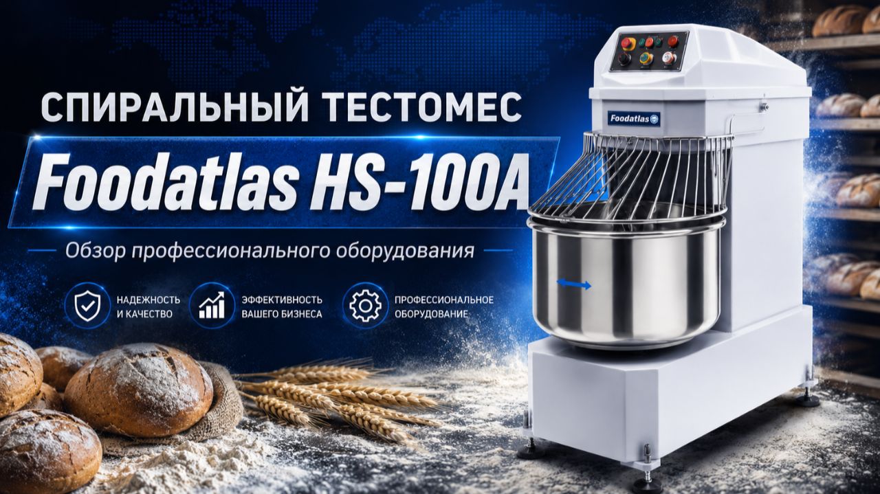 Замес без ошибок: видеообзор мощного тестомеса HS-100A Замес без ошибок: видеообзор мощного тестомеса HS-100A