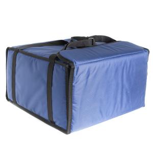 Термосумка для пиццы 45х45х25, фольгированная, синяя