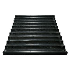 Противень для багета, 10 ячеек, перфорированный, алюминий YST-BA02 Foodatlas