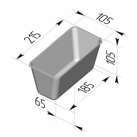 Хлебная форма 6Л10 с ручками (6х560 грамм)