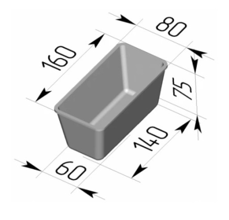 Хлебная форма 5Л12 (5х220 грамм)