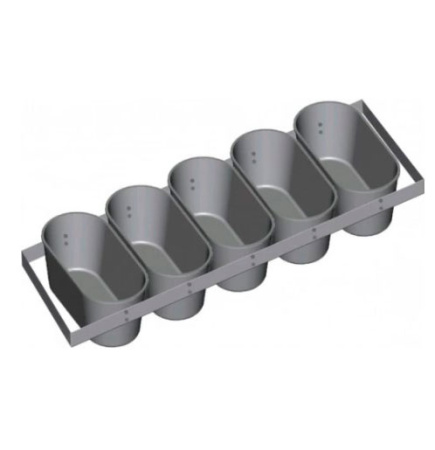 Хлебная форма 5Л7 овальная (с ручками)