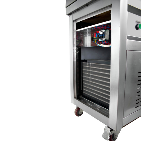 Фризер для ролл мороженого KCB-2Y Foodatlas (контейнеры, световой короб, 2 компрессора)