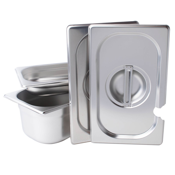 Набор гастроемкостей с крышками под ложку GN1/4-40,100