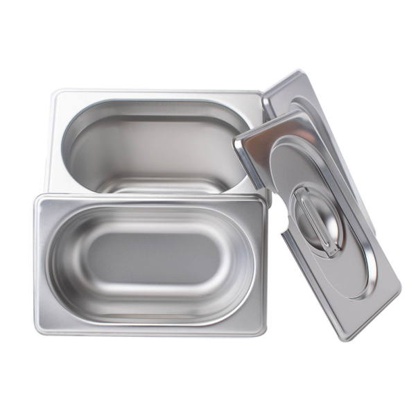 Набор гастроемкостей с крышками под ложку GN1/9-65,150