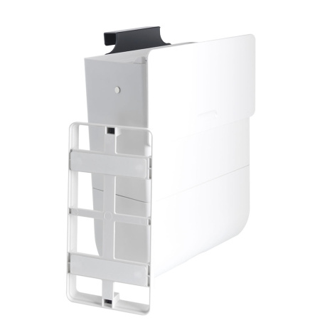 Ведро для мусора, держатель б/полотенец, Foodatlas JAH-543, 6л (белый)