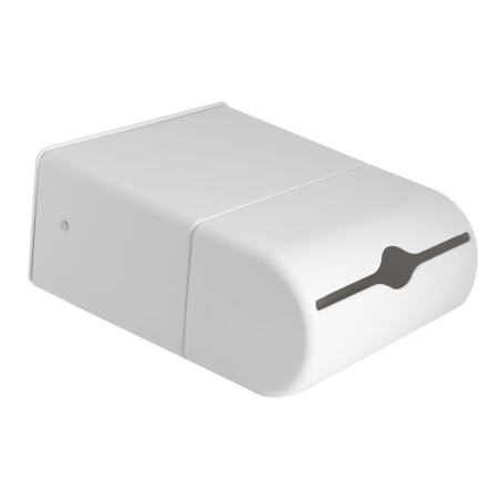 Ведро для мусора, держатель б/полотенец, Foodatlas JAH-543, 6л (белый)