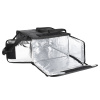 Термосумка для пиццы 45х45х25, фольгированная, черная