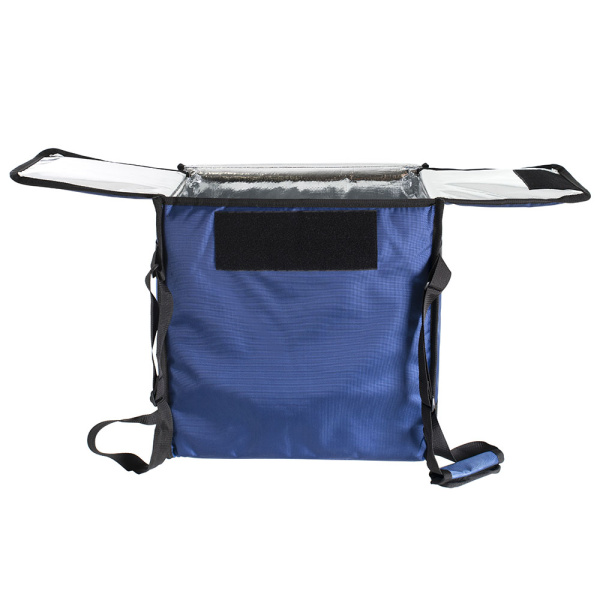 Термосумка для пиццы 45х45х25, фольгированная, синяя