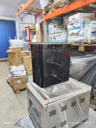 Ведро для мусора сенсорное, прямоугольное, Foodatlas JAH-6611, 12 л (черный) (30009) распродажа