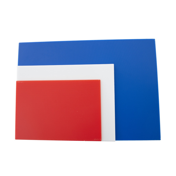 Доска разделочная 500х350х18 синяя пластик