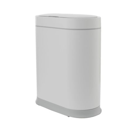 Ведро мусорное с ёршиком, сенсорное, JAH-6712, 8л (белый)