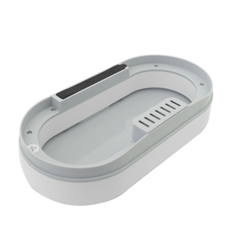 Ведро мусорное с ёршиком, сенсорное, JAH-6712, 8л (белый)