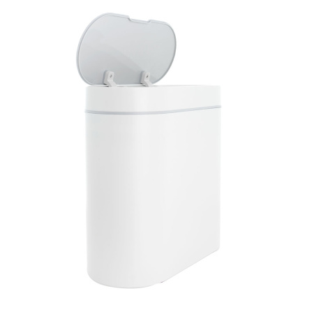 Ведро для мусора сенсорное, овал, Foodatlas JAH-6711, 8 л (белый) (58906230011) распродажа