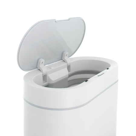 Ведро для мусора сенсорное, овал, Foodatlas JAH-6711, 8 л (белый) (58906230011) распродажа