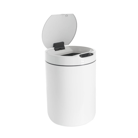 Ведро для мусора сенсорное, круг, Foodatlas JAH-6111, 12 л (белый) (58911220014) распродажа