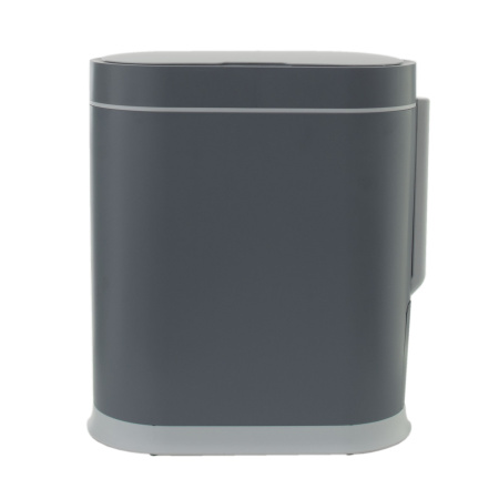 Ведро мусорное с ёршиком, сенсорное, JAH-6712, 8л (серый) (58906230015) распродажа