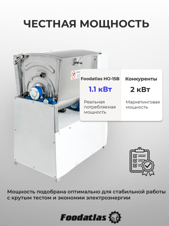 Машина тестомесильная Foodatlas HO-15B